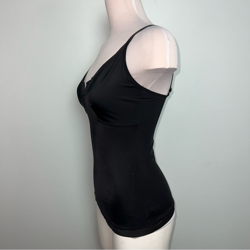 SPANX Black Shaping Camisole Built-In Bra Adjustable Straps – Size Large - Picture 3 of 8